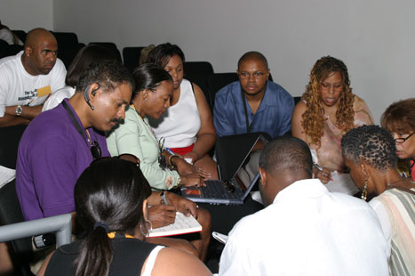 Working Hard at the Filmmaker Workshop 101 presented by Fox Searchlight Pictures and sponsored by BET and CAA