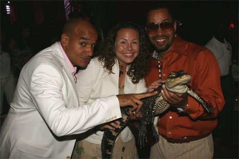 Alligators at the AXE Tropical Fever Party