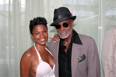 Nia Long and the Godfather of independent film Melvin Van Peebles