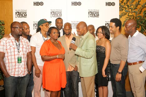 2008 HBO Short Filmmakers are interviewed along with host Bevy “Bev” Smith, Festival Founder Jeff Friday and HBO’s Dennis Williams