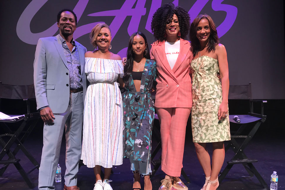 Harold Perrineau, Cori Murray, Karrueche Tran, Janine Sherman Barrios and Maisha Closso talked CLAWS Season 2, Sponsored by TNT/Turner