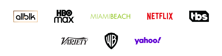 ALLBLK, HBO Max, City of Miami Beach, Netflix, TBS, Variety, WarnerBros, Yahoo!