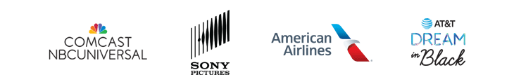Premier Sponsors - Comcast NBCUniversal, Sony Pictures Entertainment, American Airlines, ATT Dream in Black