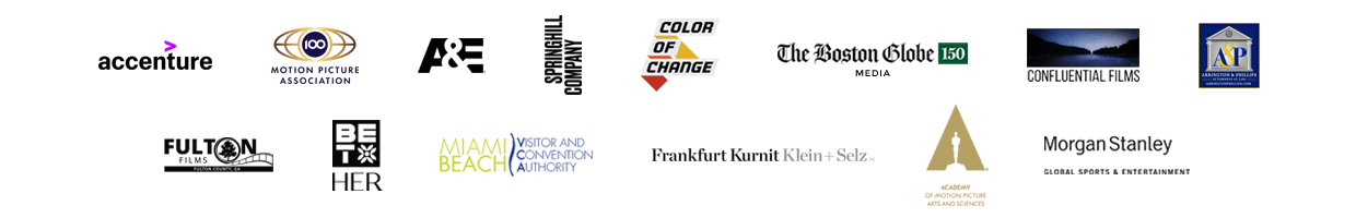supporting-sponsors-052422 accenture, MPA, A&E, Springhill Company, Color of Change, The Boston Globe, Confluential Films, Arrington & Phillips, Fulton Films, BET Her, Miami Beach VCA, Frankfurt Kurnit Klein + Selz, Academy of Motion Picture Arts & Sciences, Morgan Stanley