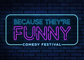 Because They're Funny Comedy Festival logo