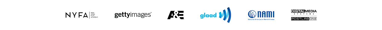 NYFA, Getty Images, A&E, GLAAD, NAMI, Digital Media Systems