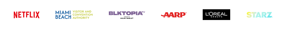 Netflix, Miami Beach VCA, HeartBeat, AARP, L'Oréal Groupe, STARZ