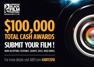 $100,000 in total cash awards. Now accepting: Features, Shorts, Docs and Web Series.