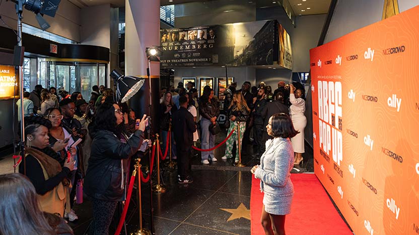 The red carpet at the 2025 ABFF Pop Up